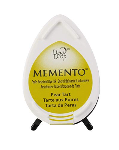 Tsukineko Memento Dew Drop Fade Resistant Inkpad of All Kinds, Pear Tart - Image 2