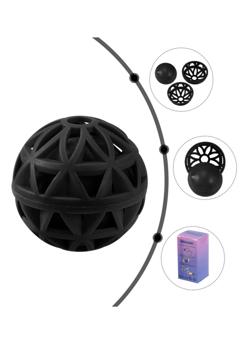 Excefore Purse Cleaning Ball, 2Pcs Bag Cleaner Ball for Purses Keep Your Bags Clean, Sticky Ball Inside Picks Up Dust, Dirt,Crumbs in Purse, Bag, Or Backpacks, Handbag(Black) - Image 5