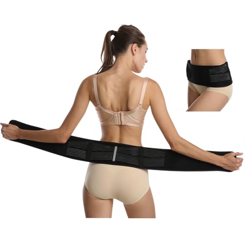 SUNFATT Sacroiliac SI Joint Belt for WomenHip Brace for Women and Men Pain Relief StabilizationPlus Size Lower Back Support for SciaticaPelvisSI Joint Hip Pain Fits Hip 4357 - Image 2