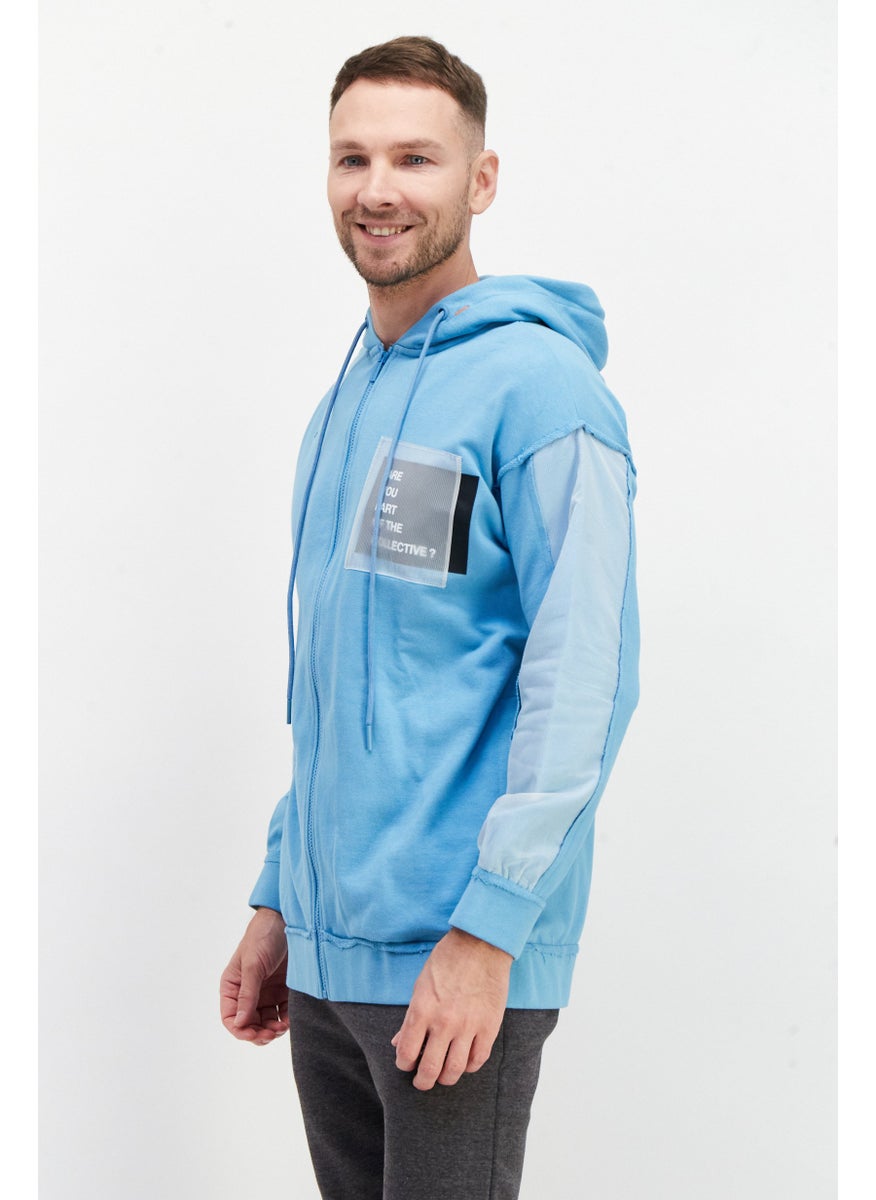 Men Graphic Full Zip Long Sleeves Hoodie, Aqua Blue - pzsku/Z1024ADA36CE56868503FZ/45/_/1726108977/2b0756d8-d470-4807-a7ec-5a3131598f0f