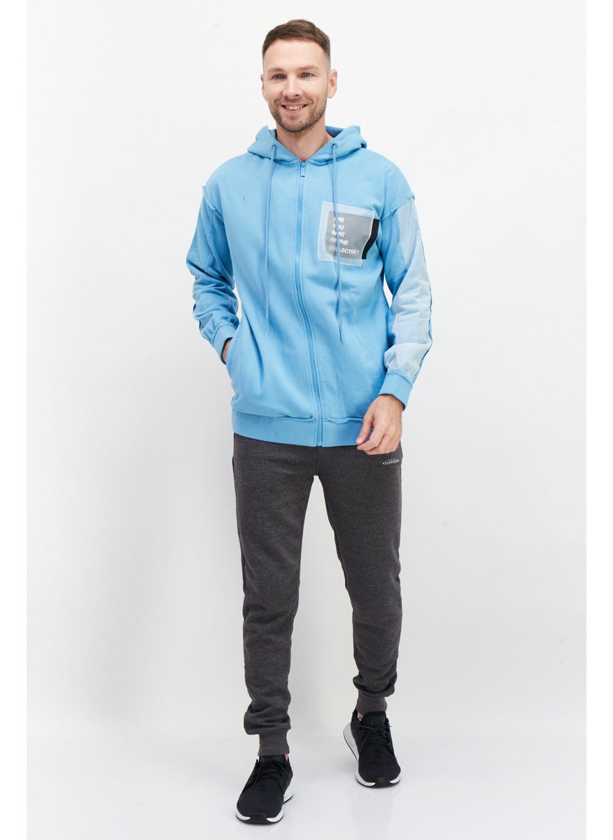 Men Graphic Full Zip Long Sleeves Hoodie, Aqua Blue - pzsku/Z1024ADA36CE56868503FZ/45/_/1732523994/54c2827f-7f8e-4d6e-a096-e07930b4e987