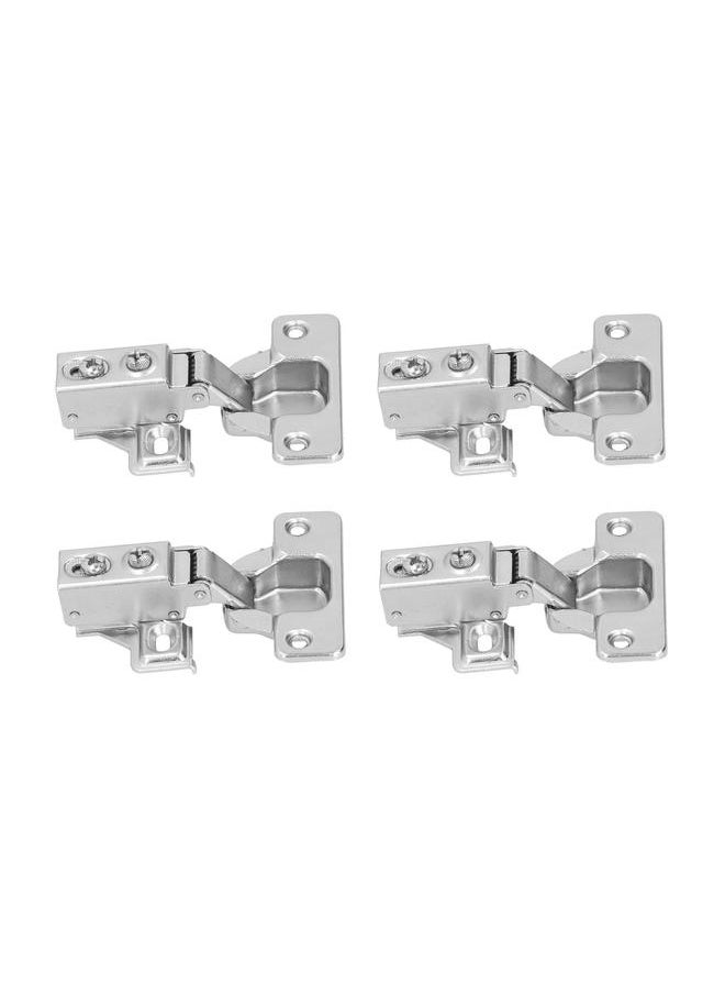 Thoraya 4Set Door Hinges with Screws 105 Degree American Hydraulic Damping Hinge for Cabinet Cupboard Closet  - Image 5