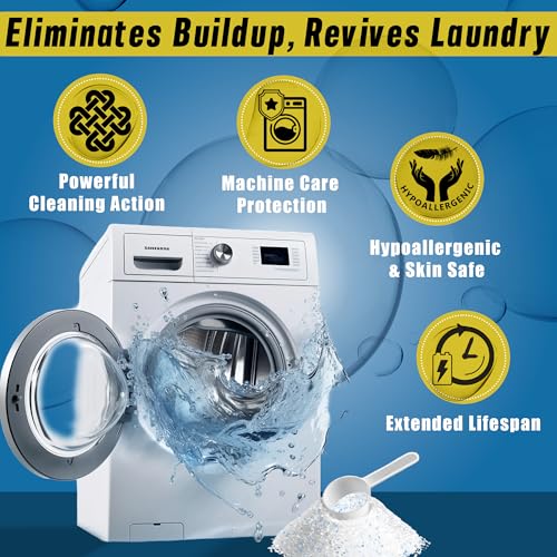 cosynee Washing Machine Cleaner Powder, 1Year Supply (24 Packs) for Front & Top Load Washers – Deep Cleaning, Odor Reduction, Residue-Free & Easy Use – Powder Cleaner for Washing Machines and Dishwasher Pods - Image 4