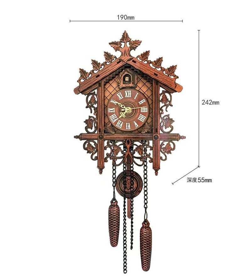 Wooden Cuckoo Wall Clock - Image 1