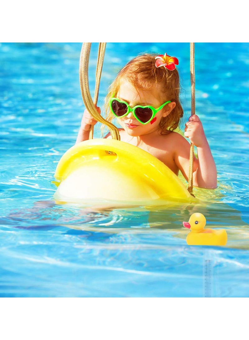 Large Floating Pool Thermometer - Easy to Read & Shatter Resistant Water Temperature Gauge with String for Indoor & Outdoor Pools & Spas - Perfect for Family Fun - Image 2