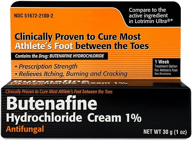 TARO Butenafine Hydrochloride AntiFungal Cream 1%