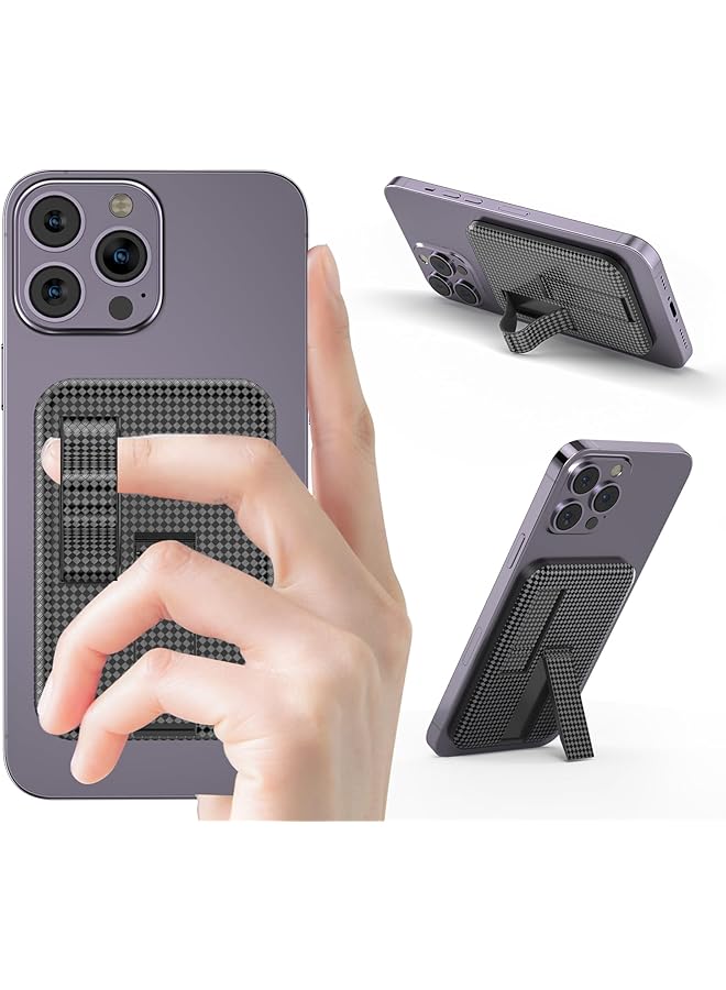 Green Tiger Silicone Magnetic Phone Grip - Finger Loop Design Ring for iPhone Back Magnet Phone Holder Compatible with Magnetic Case - Image 1