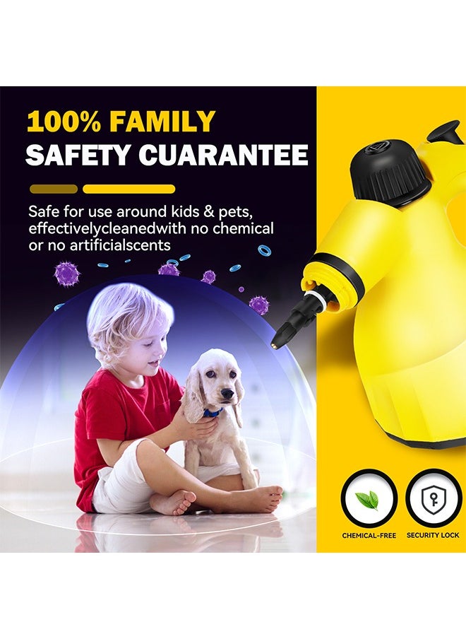 Joshberg Handheld Steam Cleaner, High Temperature Pressurized Steam Cleaning Machine for Kitchen Sofa Bathroom Car,1000W  - Image 4