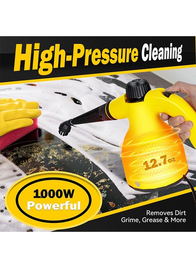 Joshberg Handheld Steam Cleaner, High Temperature Pressurized Steam Cleaning Machine for Kitchen Sofa Bathroom Car,1000W  - Image 5