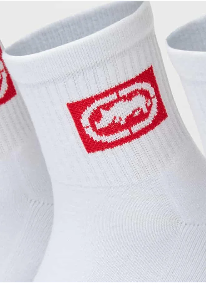 Ecko Unltd. Set of 3 - Ecko Unltd Logo Detail Ankle Length Socks