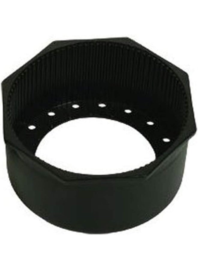 Trident TRIDENT HEXAGON RIM TANK BOOT FOR 7.25 INCH ALUMINUM TANK BLACK - Image 1