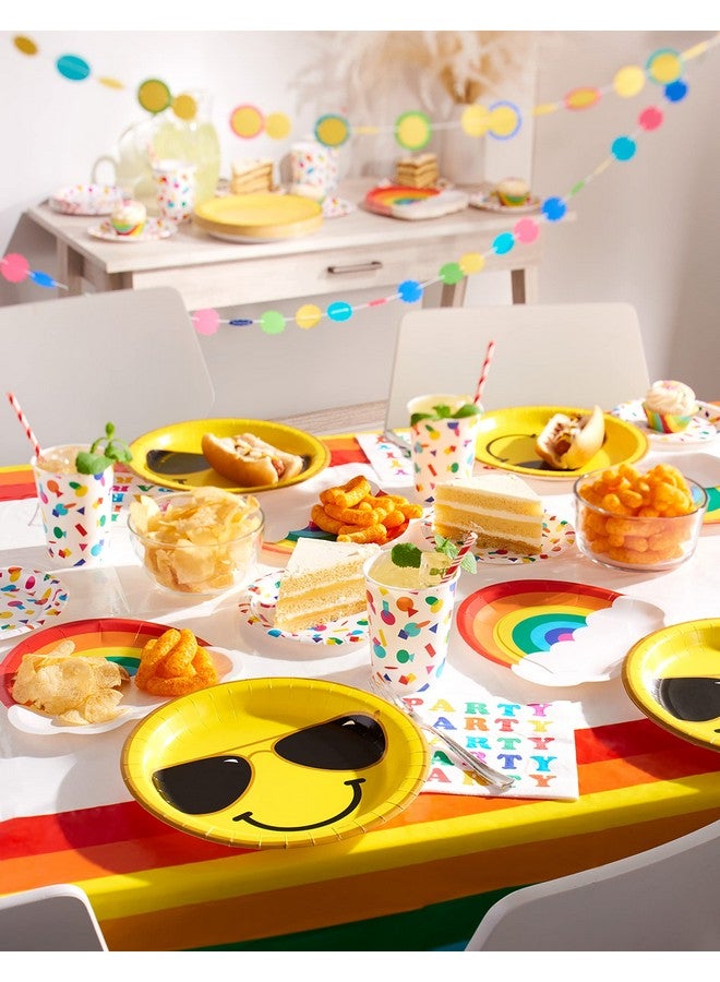 American Greetings Rainbow Party Supplies, Dinner Plates (36-Count) - Image 3