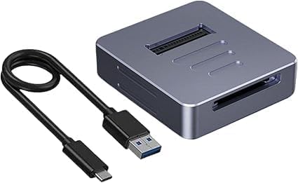 Wefly 10Gbps M.2 SSD to Type C Docking Station M.2 (M Key, B+M Key) NVMe and SATA NGFF SSD Reader Adapter, SSD 2280 2260 2242 2230 22110 Dock Plug and Play - Image 1