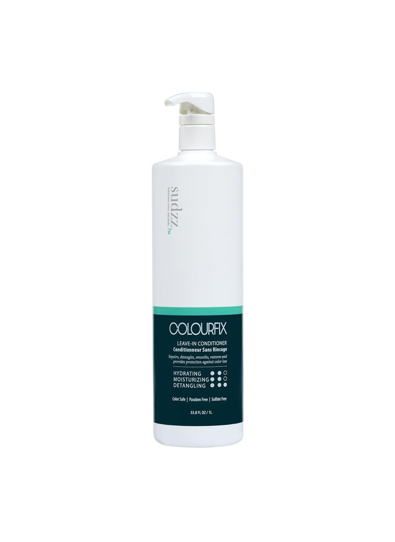 SUDZZFX SUDZZFX ColourFix LeaveIn Conditioner  Nourishing Conditioner for Grow Hair Care  ColorTreated Hair  Deep Conditioner for Dry Damaged Hair  Repair and Defend Hydrating Conditioner 338 Fl Oz 