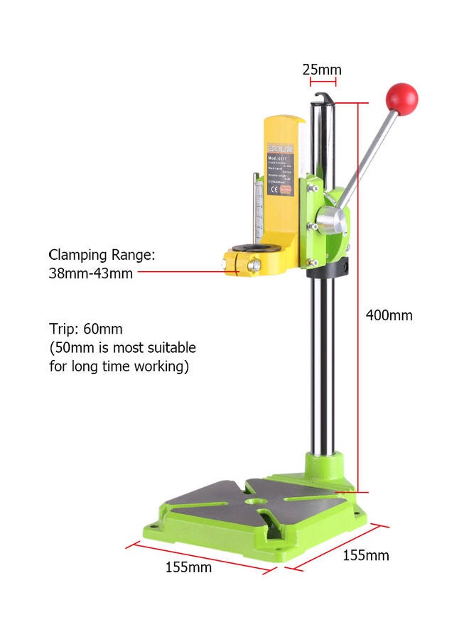 Loquat High Precision Electric Power Drill Press Stand Multicolour - Image 2
