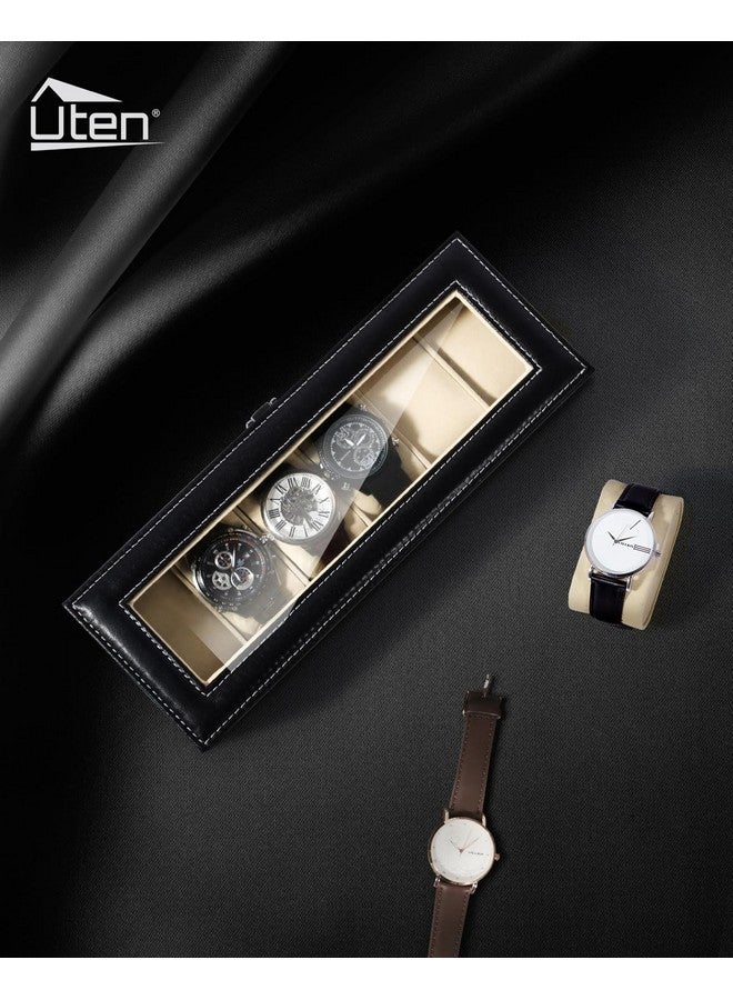 صندوق تخزين وعرض الساعات من يوتن 6، حامل منظم لمجموعة المجوهرات - Image 2