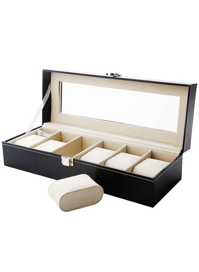 صندوق تخزين وعرض الساعات من يوتن 6، حامل منظم لمجموعة المجوهرات - Image 4