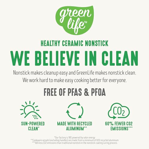 GreenLife 2 Quart Nonstick Saucepan with Lid, Lightweight Healthy PFAS-Free Milk Pan, Dishwasher & Oven Safe Soup Pan, Durable Body, Silicone Stay-Cool Handle, Easy Release Chef’s Pan, Taupe - Image 5