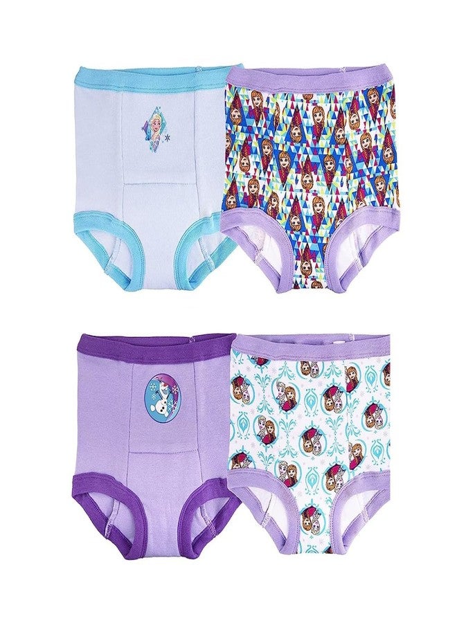 MOPPETS Cotton Baby Girls Potty Training Pants/Padded Panty Nappy (TRAINER 2-3 Yrs) PACK OF 4 - Image 1