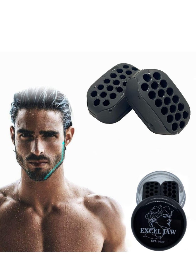 KASTWAVE - Jawline Exerciser for Defined Jawline Powerful Jaw Workout Jaw Trainer Neck Face Define Your Jawline Slim and Tone Your Face Jaw Exerciser For Men and Women 2 in 1 Double Chin Reducer Eliminator - Image 1
