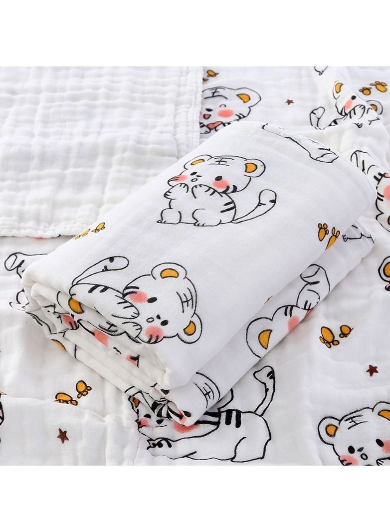 Loquat منشفة حمام مطبوعة برسوم كرتونية من القطن الخالص