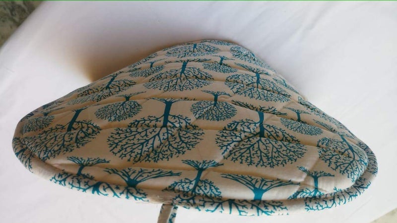 Malan Bai Mandala Tea Cozy Cover White Hand Block Winter Tea Cozy Cotton Tea Kettle Warmer Pot Cover Hot Coffee Cover Handamde Kitchen Décor Brand: Malan Bai - Image 4