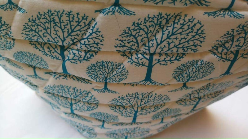 Malan Bai Mandala Tea Cozy Cover White Hand Block Winter Tea Cozy Cotton Tea Kettle Warmer Pot Cover Hot Coffee Cover Handamde Kitchen Décor Brand: Malan Bai - Image 3