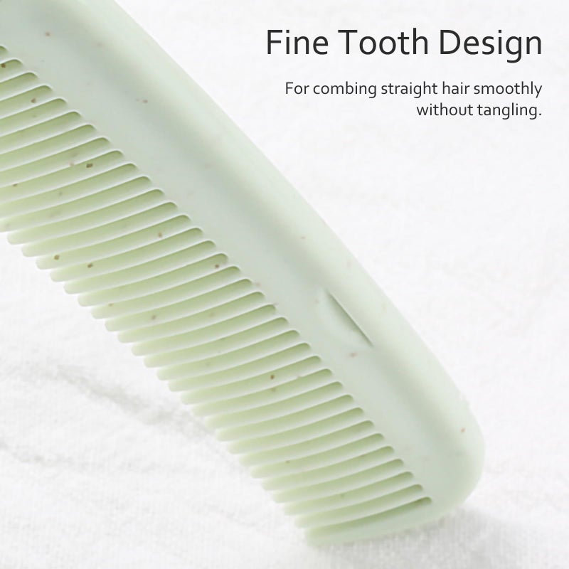 Kootinn 4 PCS Wheat Straw Foldable Hair & Makeup Comb: Portable, Eco-Friendly, For Men & Women - Perfect for Travel - Image 5