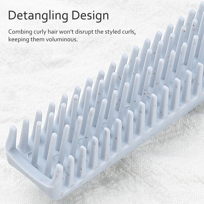 Kootinn 4 PCS Wheat Straw Foldable Hair & Makeup Comb: Portable, Eco-Friendly, For Men & Women - Perfect for Travel - Image 4