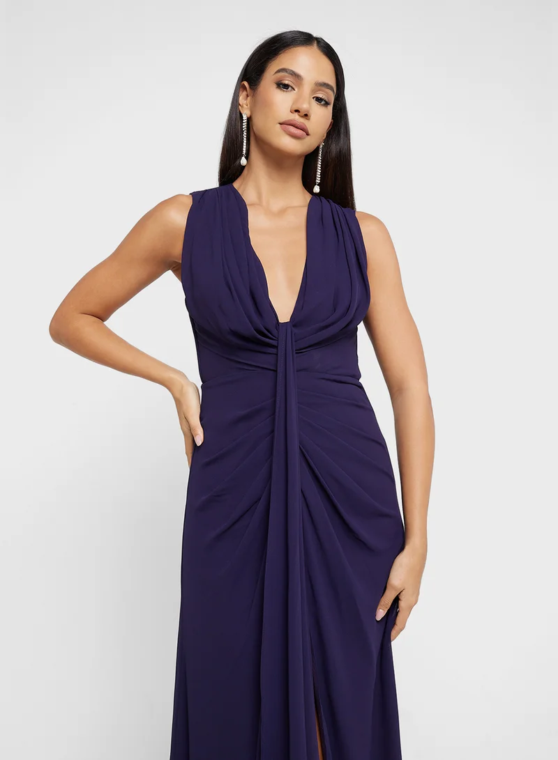 تي اف ان سي Cowl Neck Knitted Dress