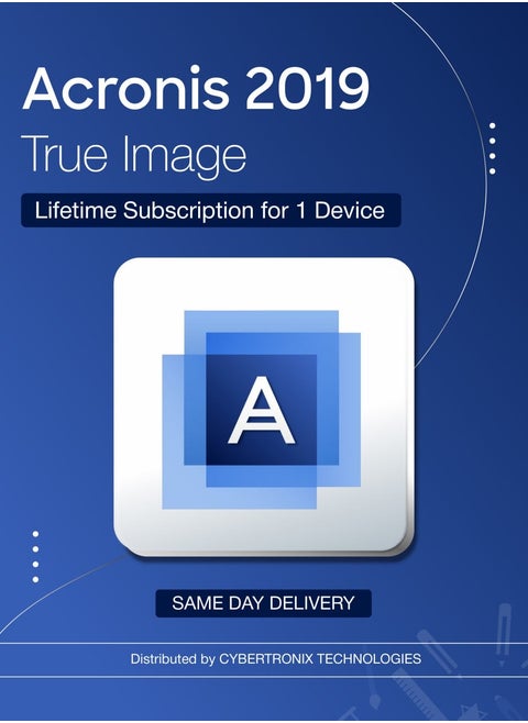 Acronis True Image 2019 Key | Lifetime Subscription for 1 Device | Digital License | SAME DAY DELIVERY