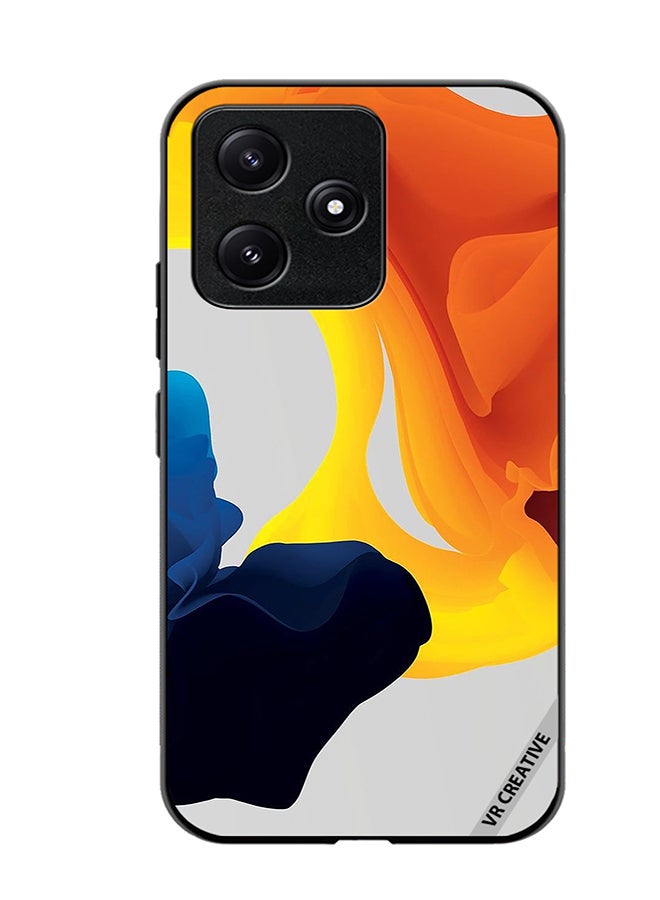 VR CREATIVE Protective Case Cover For Xiaomi Poco M6 Pro 5G Fluid Color Layers Design Multicolour - Image 1