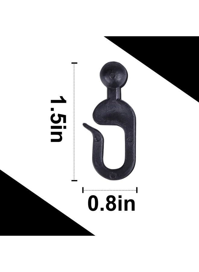 slashome 36 Pack Plastic Hooks for Mosquito Netting and Gazebo Curtains - Image 2