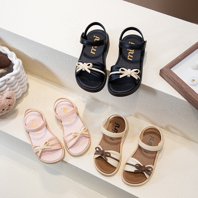 New Summer Cute Cartoon Slippers For Outdoor Use For Girls And Babies, Soft-Soled Children'S Slippers, Wear-Resistant Princess Sandals - Image 4