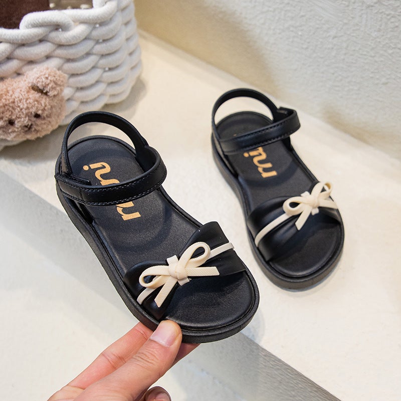 New Summer Cute Cartoon Slippers For Outdoor Use For Girls And Babies, Soft-Soled Children'S Slippers, Wear-Resistant Princess Sandals - Image 1