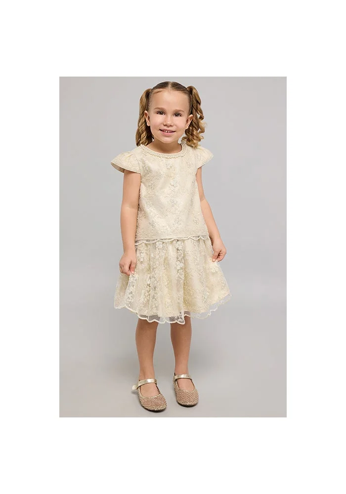 أر أند بي Embroiderd Top and Skirt Set