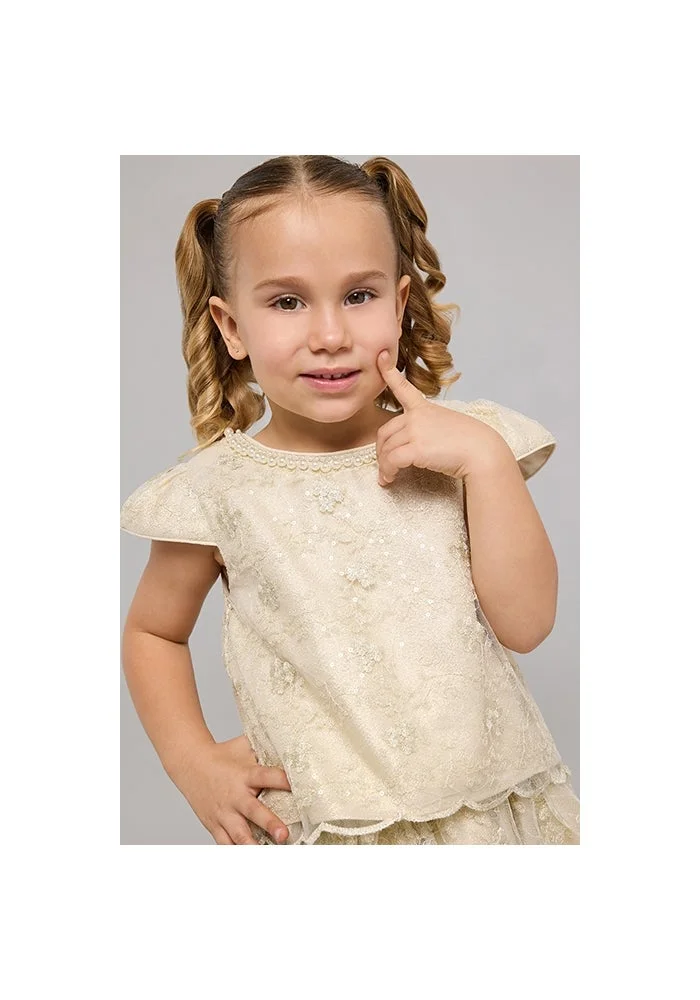 أر أند بي Embroiderd Top and Skirt Set