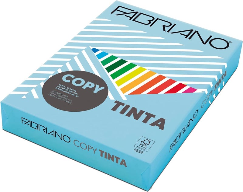 Fabriano Factory copy paper ink A4 80 GSM 500 Sheets Sky blue - Image 2