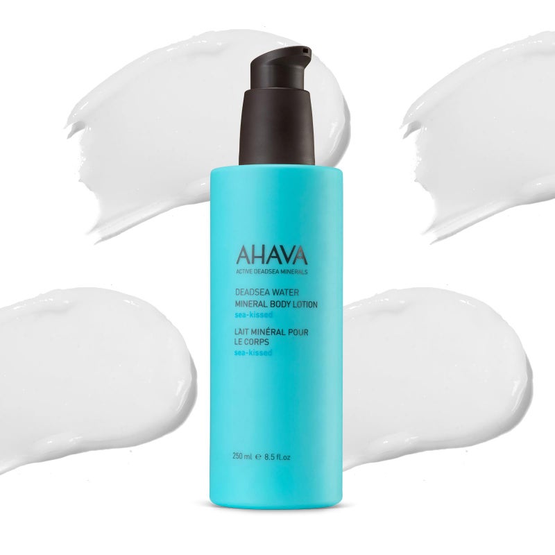 AHAVA Dead Sea Water Mineral Body Lotion, Sea-Kissed - Provides All Day Hydration, Helps Fight Dehydration, Refines Skin's Texture, Enriched with Exclusive Osmoter, Aloe Vera & Witch Hazel, 8.5 Fl.Oz - Image 1
