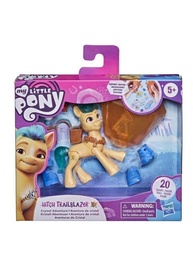 my little Pony : A New Generation Movie Crystal Adventure Hitch Trailblazer  3Inch Pony Toy With Surprise Accessories Friendship Bracelet - Image 2
