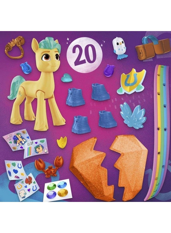 my little Pony : A New Generation Movie Crystal Adventure Hitch Trailblazer  3Inch Pony Toy With Surprise Accessories Friendship Bracelet - Image 5