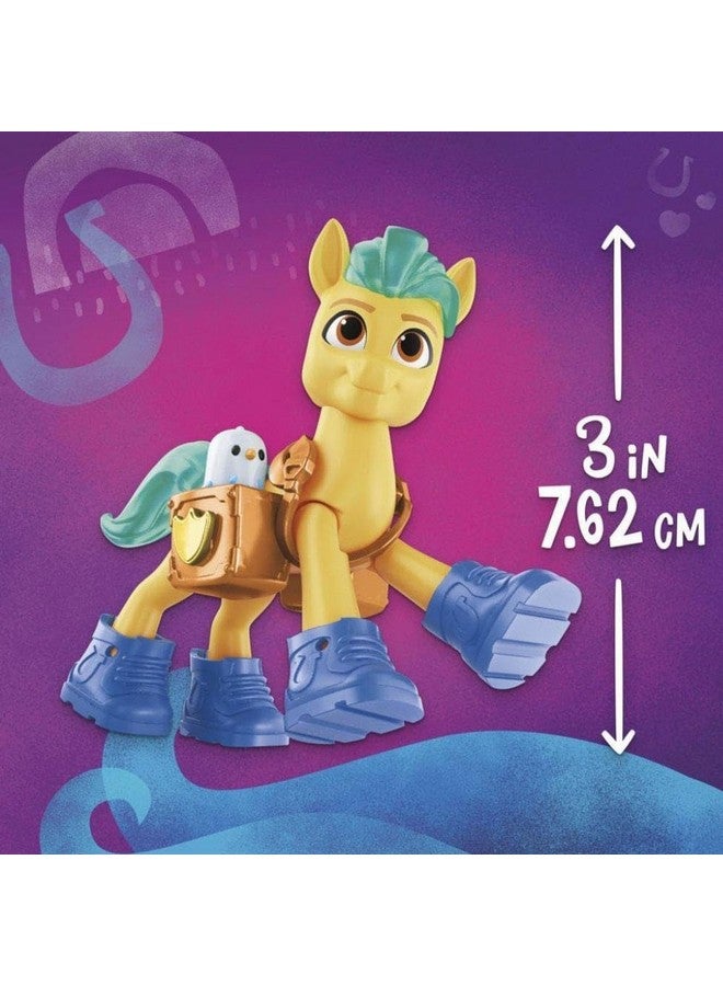 my little Pony : A New Generation Movie Crystal Adventure Hitch Trailblazer  3Inch Pony Toy With Surprise Accessories Friendship Bracelet - Image 3