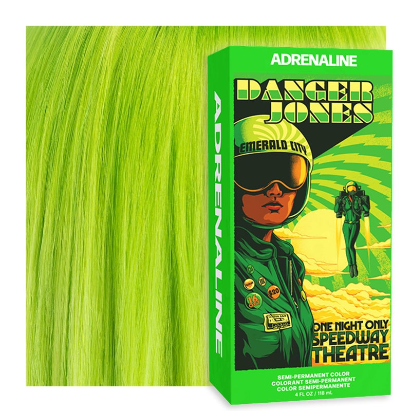 Danger Jones Semi-Permanent Hair Color (Adrenaline - Neon Green) - Image 1
