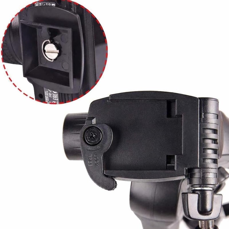 Quick Release Plate 35mm Tripod Base Mount Compatible with Weifeng WT3730 WT3750 WT3770 WT3570 WT3550 WT3530 WT3540 WT3520, Totem 590 600 668 688 690, Sony VCT-50AV VCT-60AV.. and many Others - Image 2