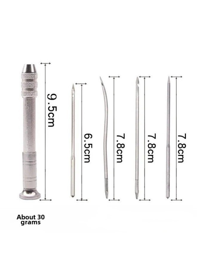 Single Gourd Awl Double Gourd Awl Color Plastic Phyllo Pin Red Peach Wood Positioning Drill Drill Wholesale-Color:Colored Awl (short Style) - Image 4