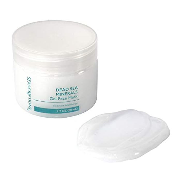 SpaScriptions Dead Sea, Charcoal, & Clay Gel Face Mask with Silicone Applicator - 3 Pack, 1.7 oz each Jar, 5.1 oz total - Image 4