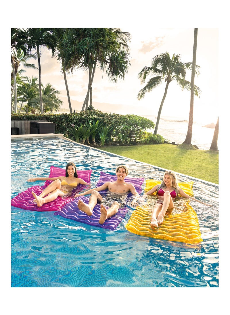 INTEX Tote N Float Inflatable Wave Mat Assortment 229x86cm  - Image 4