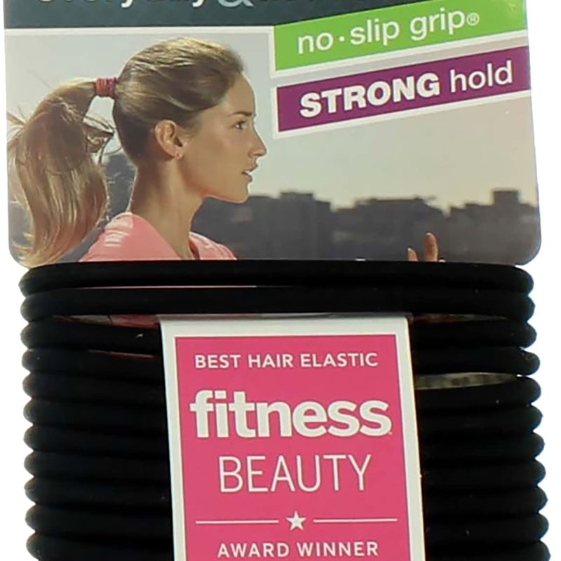 Scunci NoSlip Grip The Evolution Hair Ties Black 14 ea Pack of 2