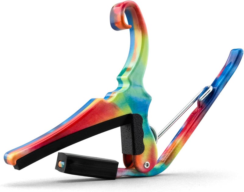 Kyser Quick-Change Guitar Capo for 6-string acoustic guitars, Tie-Dye, KG6TDA - Image 2