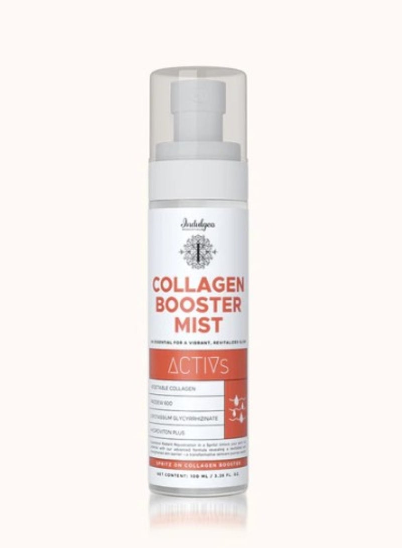 Indulgeo ESSENTIALS Indulgeo Collagen Booster Mist for Hydrated And Smooth Skin - 100Ml Facial Tonner 100% Organic - Image 1